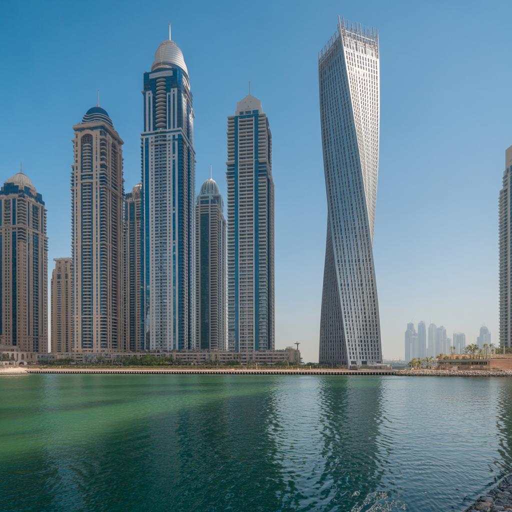 برج سكني في دبي مارينا